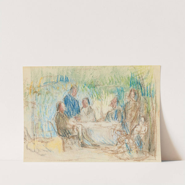 Autour De La Table (circa 1870-77) by Paul Cézanne