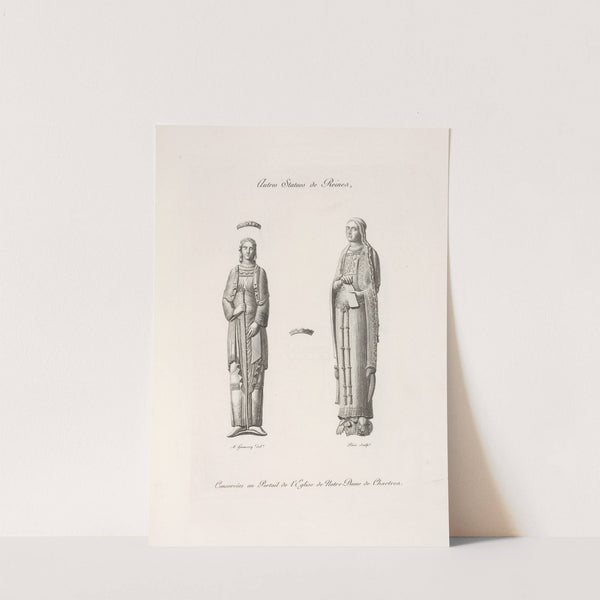 Autres statues de reines. by Nicolas Xavier Willemin