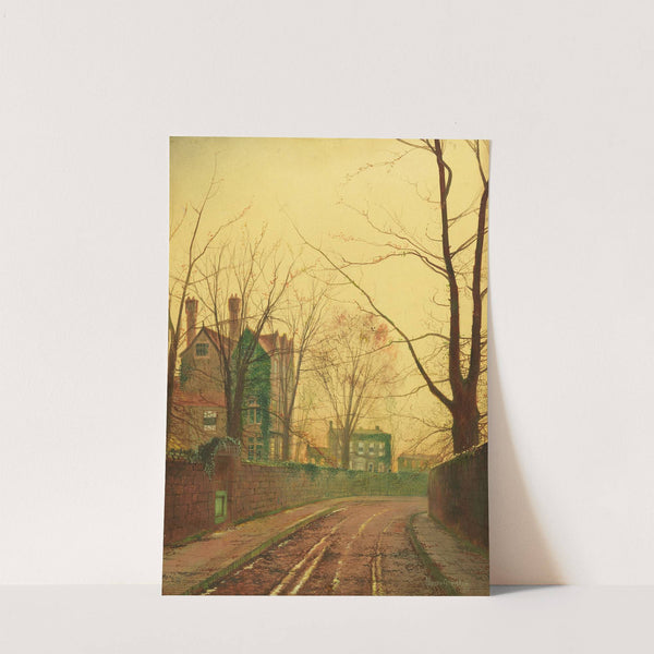 Autumn afternoon by John Atkinson Grimshaw