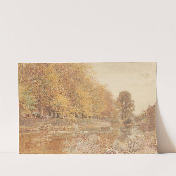 Autumn at Braunston, North Devon by Albert Goodwin