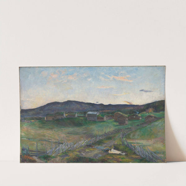 Autumn at Strålsjøen by Harriet Backer