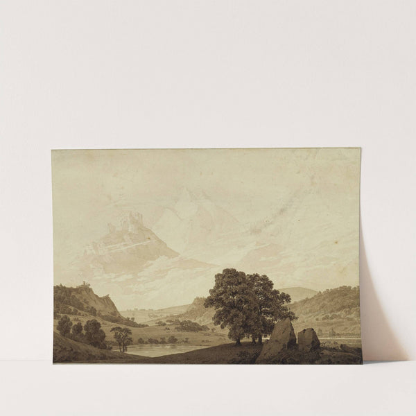 Autumn – Evening – Maturity (from the seasons, times of day, and ages of man cycle of 1803) by Caspar David Friedrich