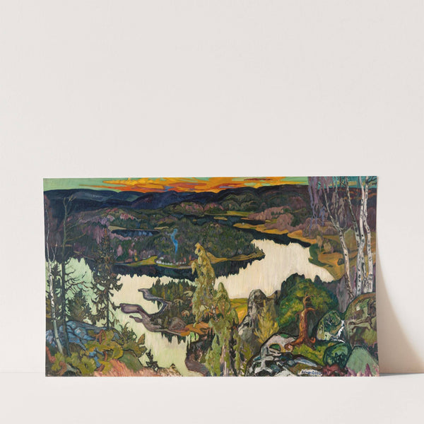 Autumn Evening, Nordingrå (1924) by Helmer Osslund