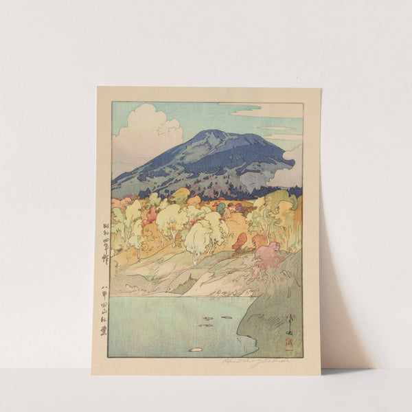 Autumn in Hakkōdasan (1929) by Yoshida Hiroshi