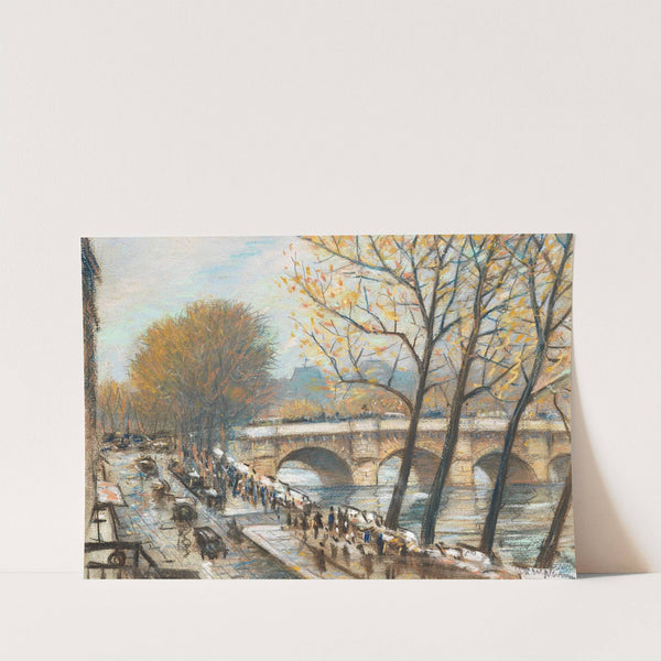 Autumn in Paris by Christopher R. W. Nevinson