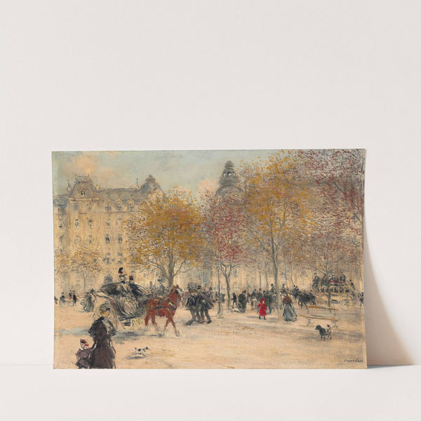 Autumn In Paris by Jean François Raffaëlli