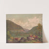 Autumn in the Alleghenies (horse shoe bend) (1878) by Krebs Lith. Co