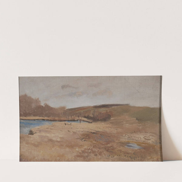 Autumn landscape (circa 1900) by Jozef Chelmonski