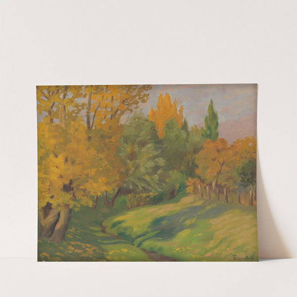 Autumn Landscape (1927) by Štefan Polkoráb