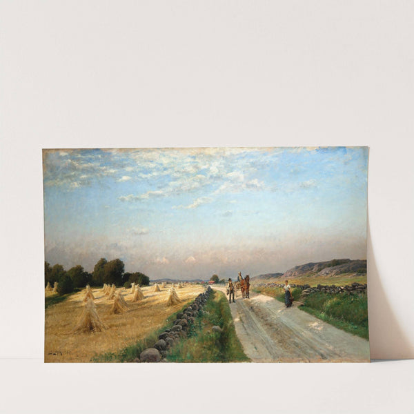 Autumn Landscape from Hisingen, Göteborg by Berndt Lindholm