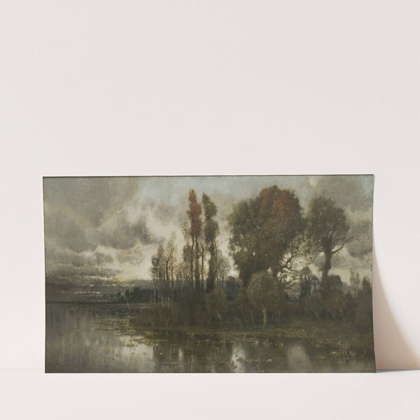 Autumn Landscape near Pavia by Karl Heffner