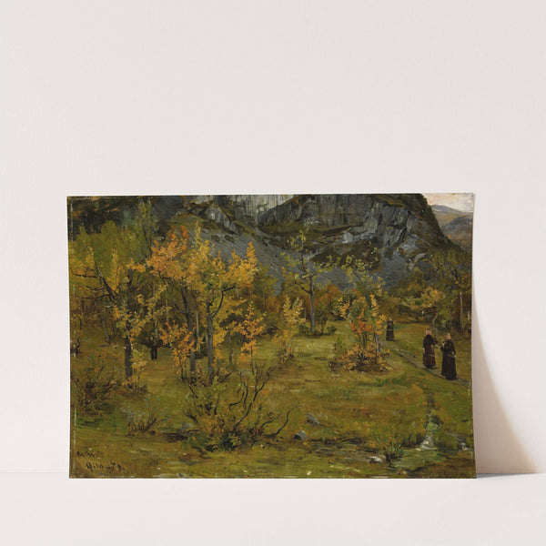Autumn Landscape, Øylo by Gerhard Munthe