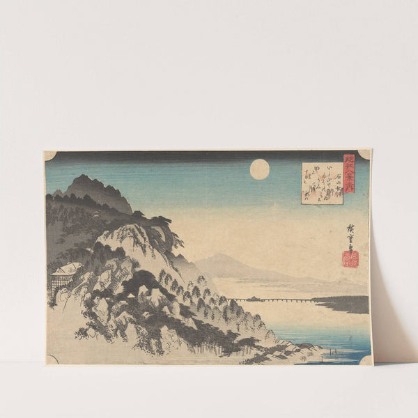 Autumn Moon at Ishiyama (Ishiyama no shûgetsu) (ca. 1834) by Andō Hiroshige