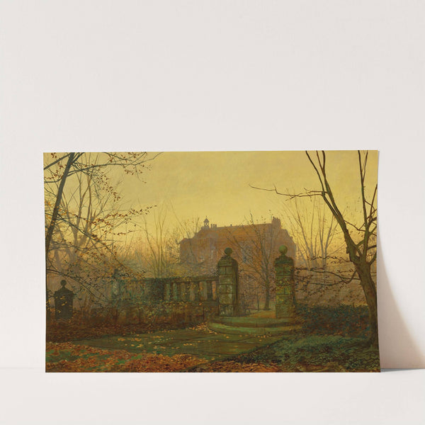 Autumn Morning by John Atkinson Grimshaw