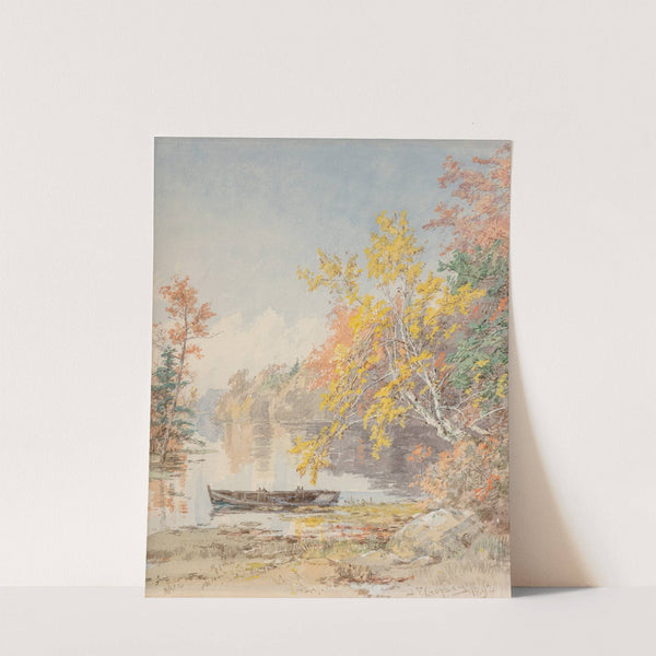 Autumn on the Lake by Jasper Francis Cropsey