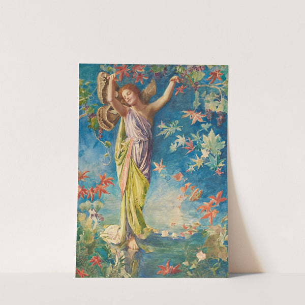 Autumn Scattering Leaves (circa 1900) by John La Farge