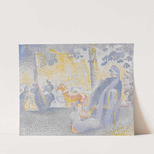 Aux Champs-Élysées (On the Champs-Élysées) by Henri-Edmond Cross