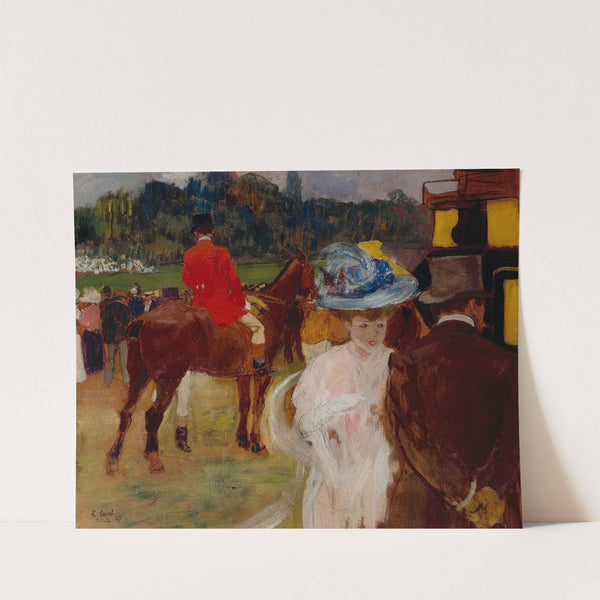 Aux courses d'Auteuil (les Draggs) by Léon Carré