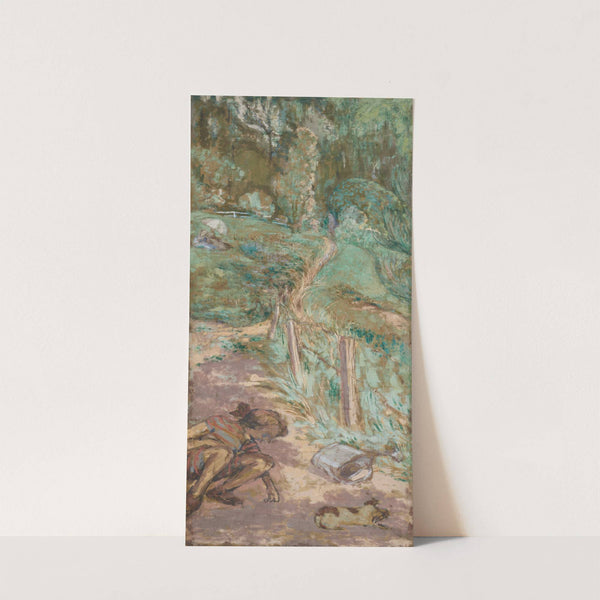 Aux Pavillions à Cricqueboeuf, Le Parc (1911) by Édouard Vuillard