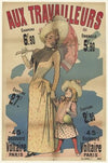 Aux Travailleurs. chapeau, costume. 45 Bd Voltaire (1890)