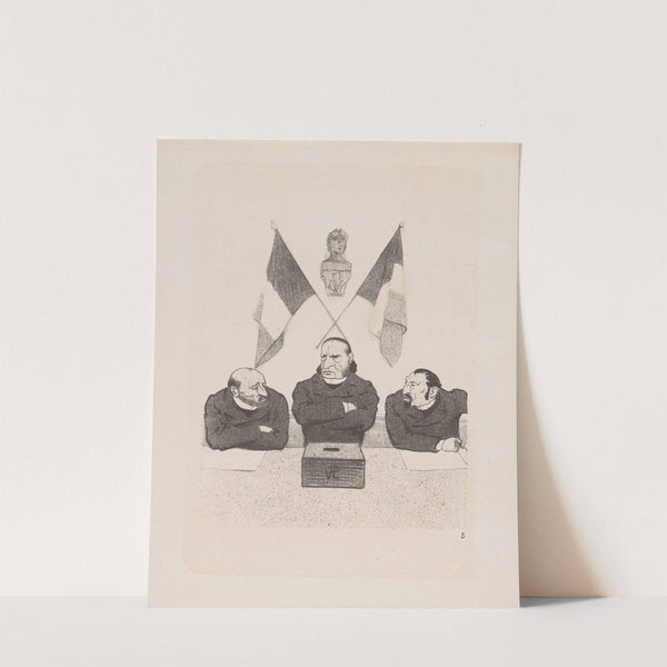 Aux urnes!!!Il remplit ses devoirs de citoyen (1895) by Hermann Paul