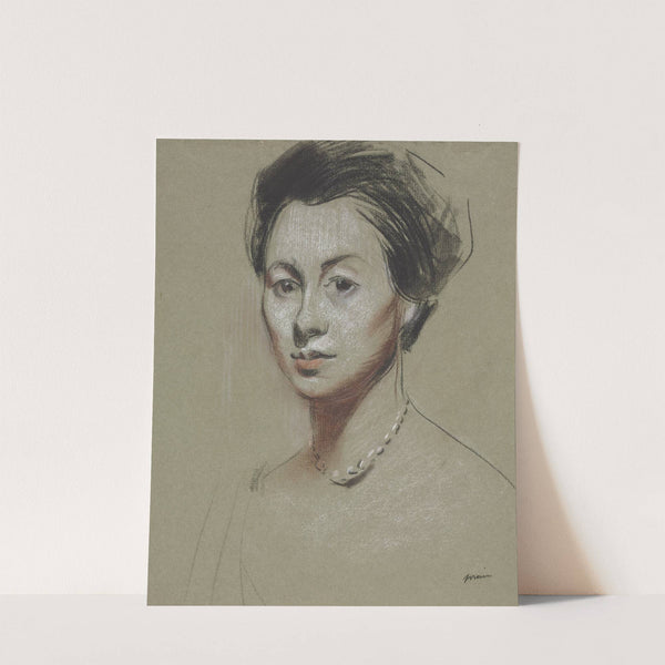 Ava Mendelsohn (fourth quarter 1800s or first third 1900s) by Jean-Louis Forain