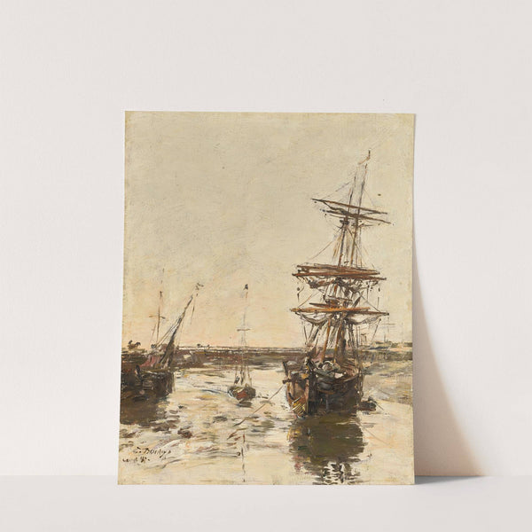 Avant-port de Trouville (1887) by Eugène Boudin