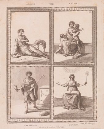 Avarice, Charity, Devotion, Sacrilege (1778)