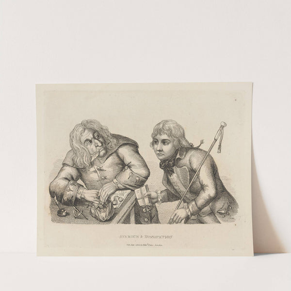Avarice & Dissipation (1810) by Tim Bobbin