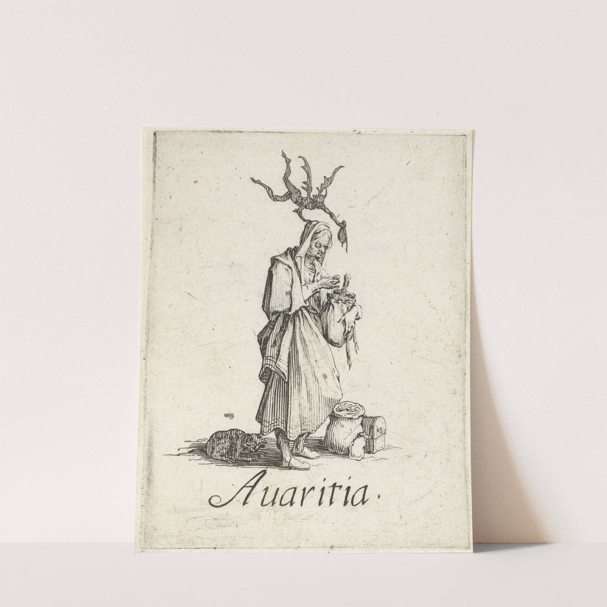 Avaritia (Greed) (1618-1625) by Jacques Callot