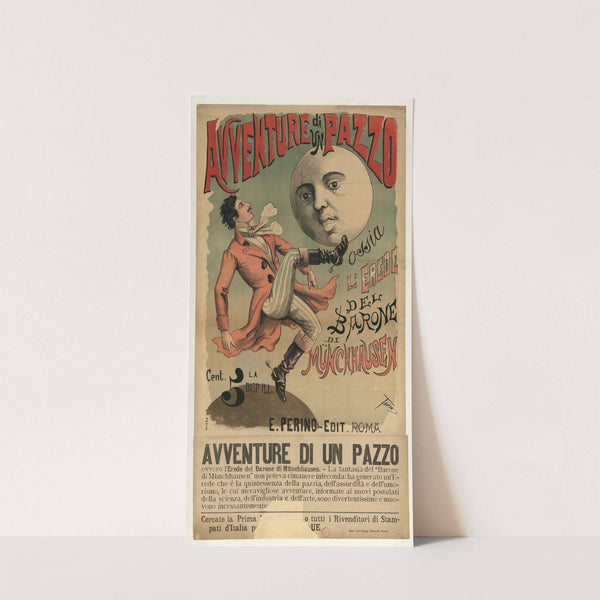 Aventure di un pazzo, ossia l’Erede del Barone di Münchhausen (1890) by Ottavio Rodella Tavio