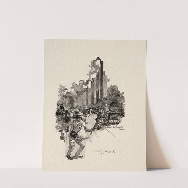 Avenue Lamotte-Piquet (1889) by Auguste Louis Lepère