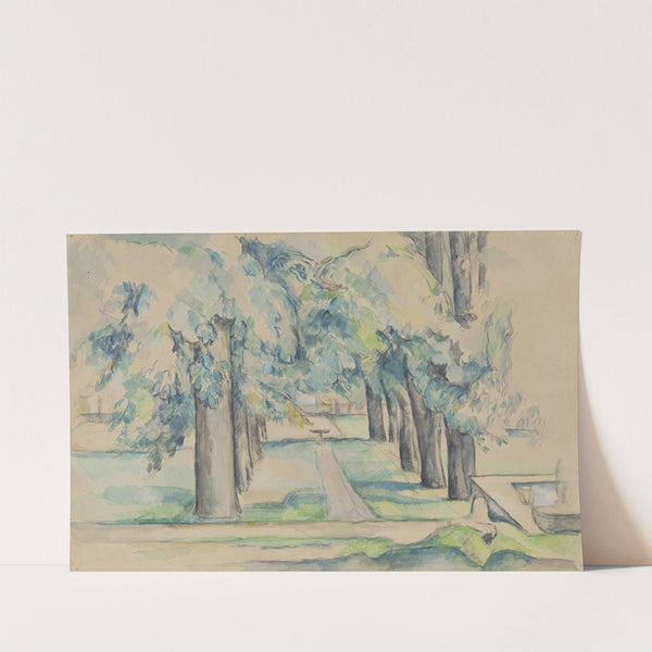 Avenue of Chestnut Trees at the Jas de Bouffan (ca. 1878 – 1890) by Paul Cézanne
