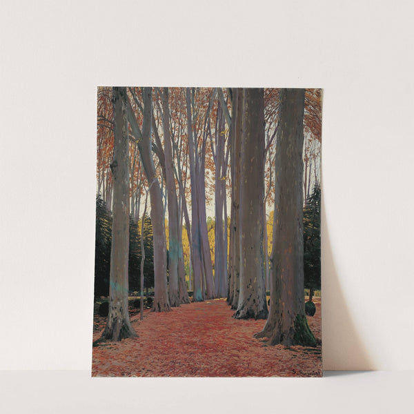 Avenue of Plane Trees by Santiago Rusiñol