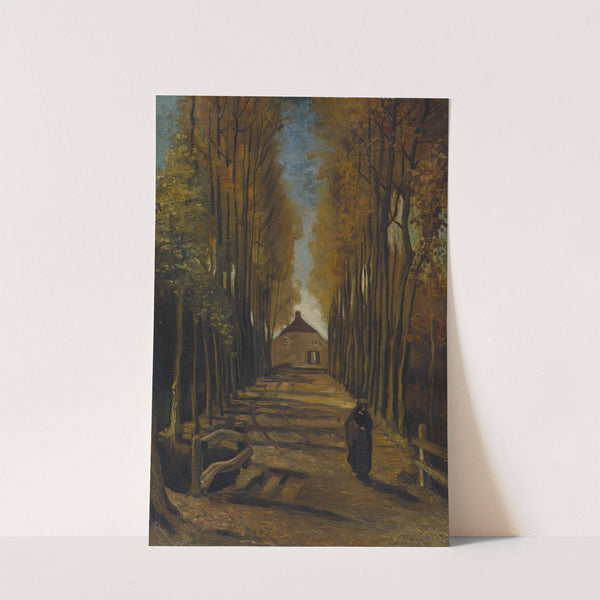 Avenue of Poplars in Autumn (1884) by Vincent van Gogh