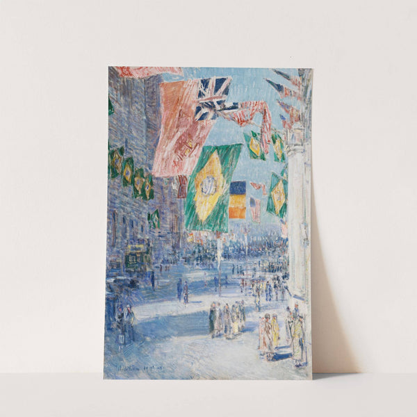 Avenue of the Allies; Brazil, Belgium (1918) by Childe Hassam