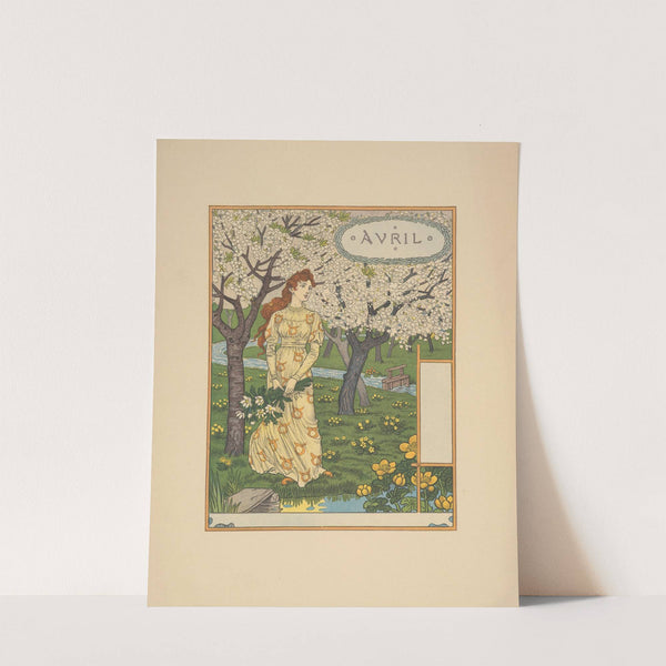 Avril (1894-1896) by Eugène Grasset
