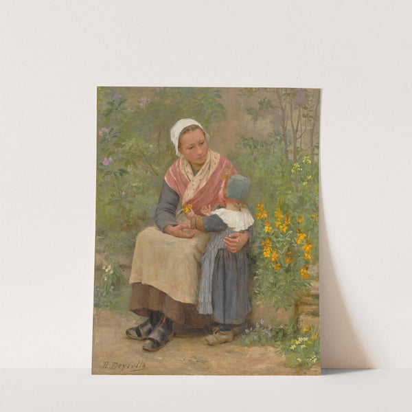 Avril en Bretagne by Théophile Louis Deyrolle