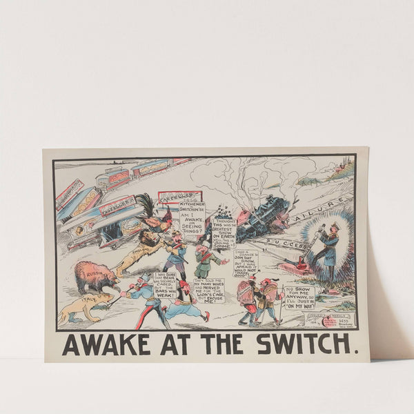 Did He Fall, Or Was He Pushed (1915) by Carey Cartoon Service