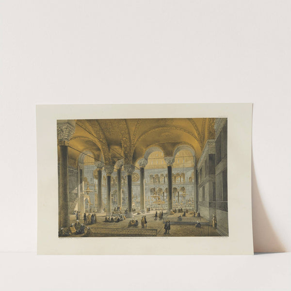 Aya Sofia, Constantinople; as recently restored by order of H. M. the sultan Abdul-Medjid Pl.06 by Gaspare Fossati