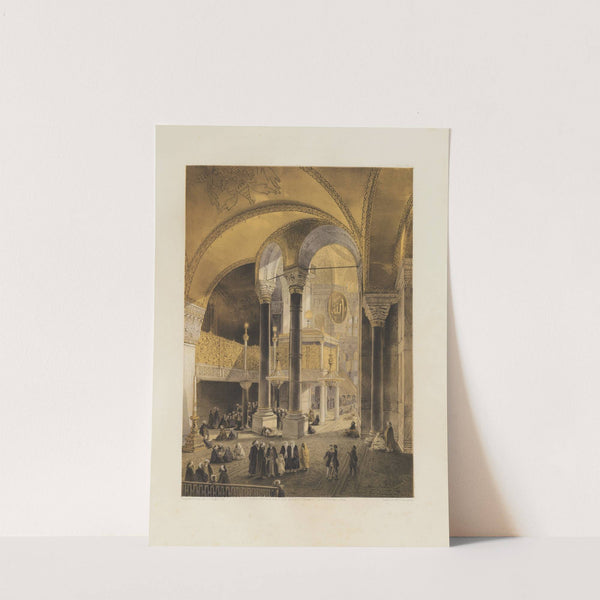 Aya Sofia, Constantinople; as recently restored by order of H. M. the sultan Abdul-Medjid Pl.08 by Gaspare Fossati