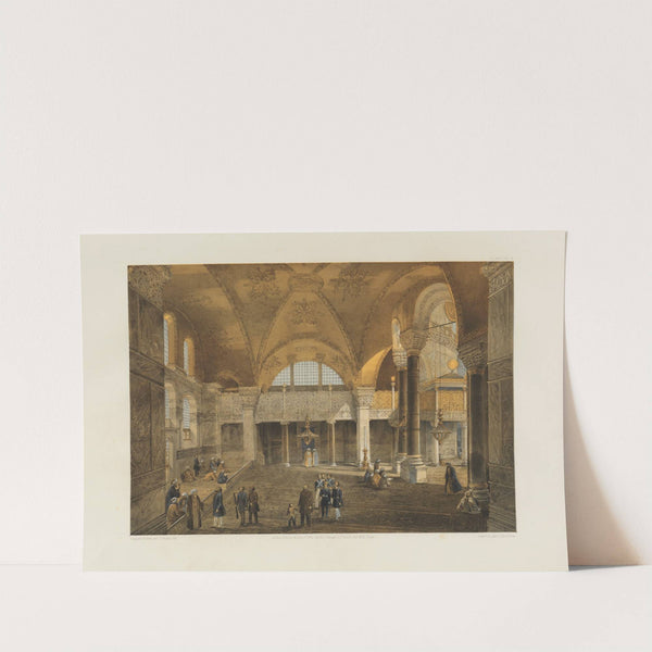 Aya Sofia, Constantinople; as recently restored by order of H. M. the sultan Abdul-Medjid Pl.09 by Gaspare Fossati