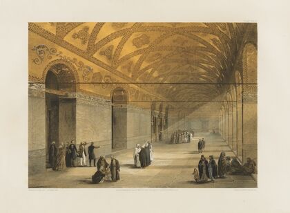 Aya Sofia, Constantinople; as recently restored by order of H. M. the sultan Abdul-Medjid Pl.10