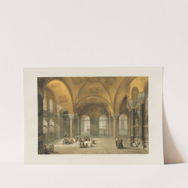 Aya Sofia, Constantinople; as recently restored by order of H. M. the sultan Abdul-Medjid Pl.12 by Gaspare Fossati