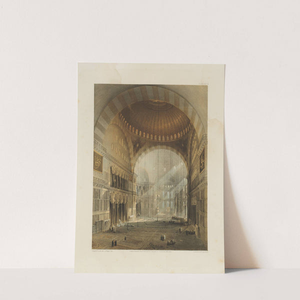 Aya Sofia, Constantinople; as recently restored by order of H. M. the sultan Abdul-Medjid Pl.24 by Gaspare Fossati