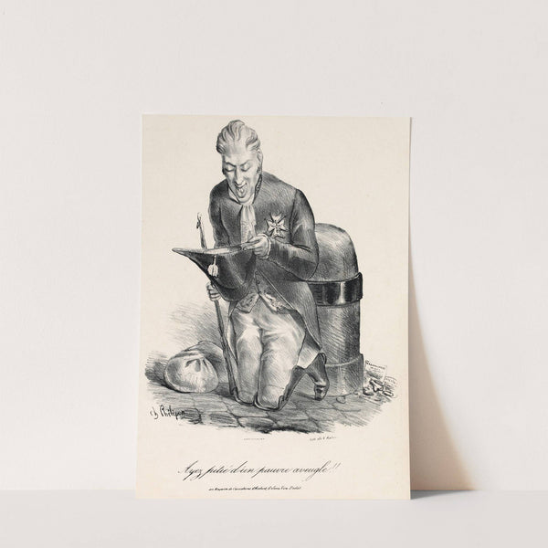 Ayez pitié d’un pauvre aveugle (1830) by Charles Philipon