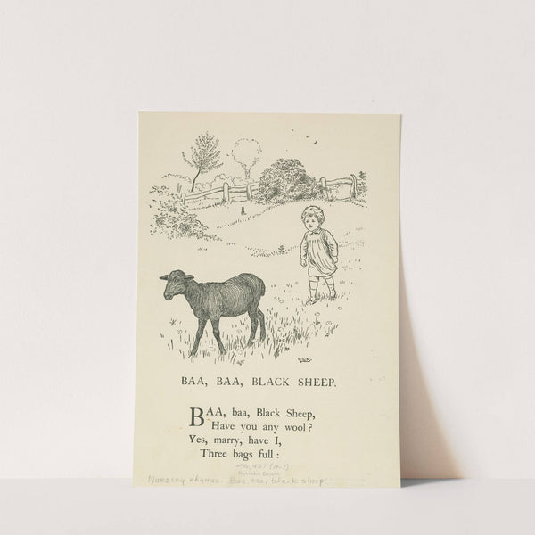 Baa, baa, black sheep. by Leonard Leslie Brooke