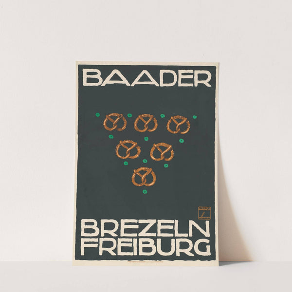 Baader Brezeln Freiburg (1913) by Ludwig Hohlwein