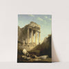 Baalbec,Ruins of the Temple of Bacchus by David Roberts