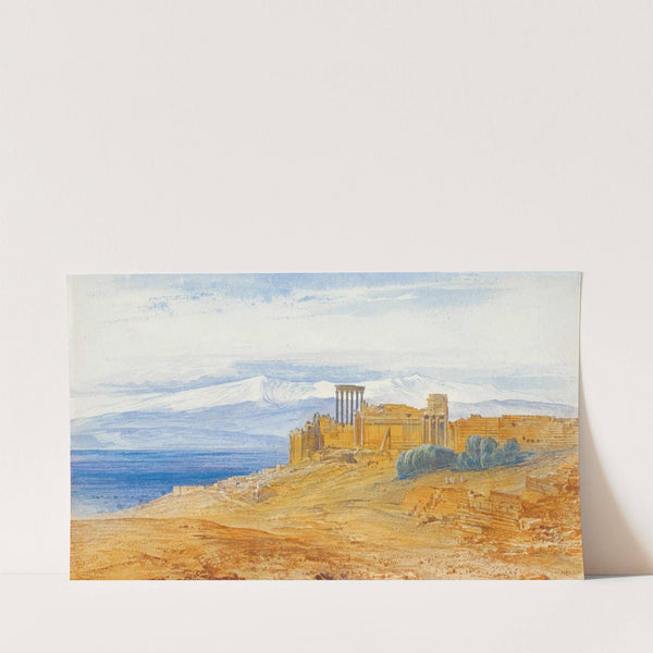 Baalbek, Lebanon (1858 - 1862) by Edward Lear